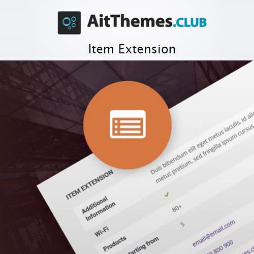 AIT Item Extension AIT Item Extension