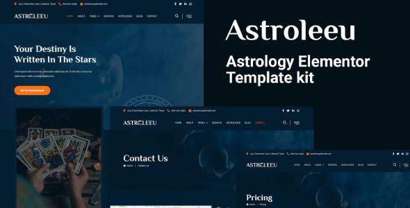 Astroleeu – Astrology & Numerology Elementor Template Kit Astroleeu – Astrology & Numerology Elementor Template Kit