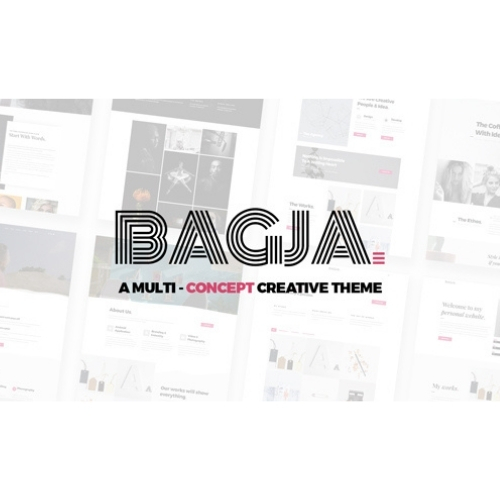 Bagja - Responsive Multi Concept & One Page Portfolio Theme Bagja - Responsive Multi Concept & One Page Portfolio Theme