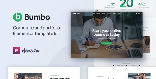 Bumbo – Business & Startup Portfolio Elementor Template Kit Bumbo – Business & Startup Portfolio Elementor Template Kit
