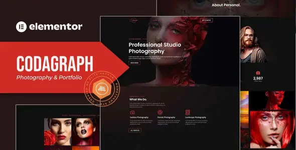 Codagraph – Photography & Portfolio Elementor Template Kit Codagraph – Photography & Portfolio Elementor Template Kit