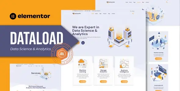 Dataload – Data Science & Analytics Elementor Template Kit Dataload – Data Science & Analytics Elementor Template Kit