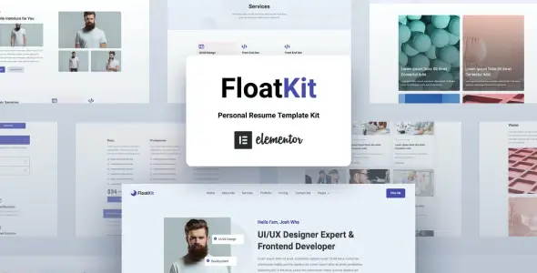 FloatKit – Personal Resume Elementor Template Kit FloatKit – Personal Resume Elementor Template Kit