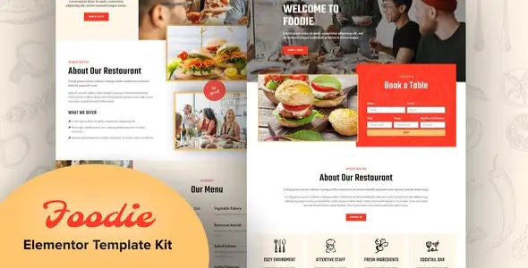 Foodie – Fast Food Elementor Template Kit Foodie – Fast Food Elementor Template Kit