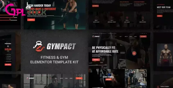 Gympact – Fitness & Gym Elementor Template Kit Gympact – Fitness & Gym Elementor Template Kit