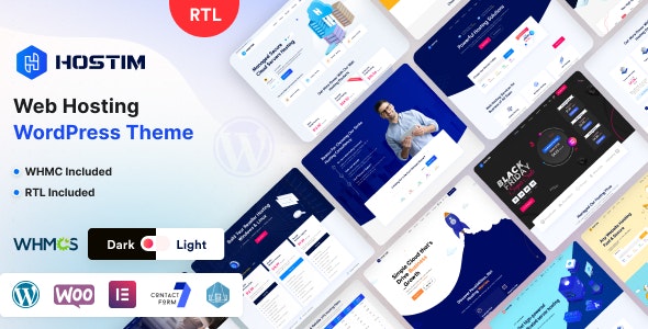 Hostim - Web Hosting WordPress Theme with WHMCS Hostim - Web Hosting WordPress Theme with WHMCS