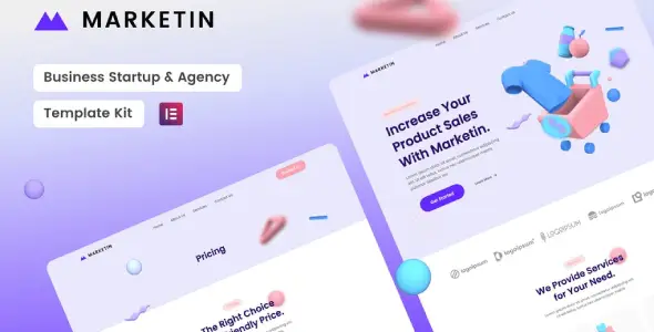 Marketin – Business Startup & Agency Elementor Template Kit Marketin – Business Startup & Agency Elementor Template Kit