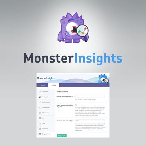 MonsterInsights – Google Optimize Addon MonsterInsights – Google Optimize Addon