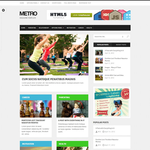 MyThemeShop Metro WordPress Theme MyThemeShop Metro WordPress Theme
