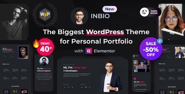Personal Portfolio Theme | Inbio Personal Portfolio Theme | Inbio