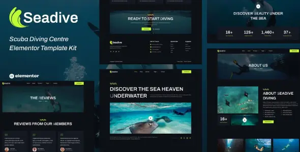 Seadive – Scuba Diving Centre Elementor Template Kit Seadive – Scuba Diving Centre Elementor Template Kit