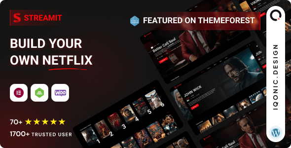 Streamit - Video Streaming WordPress Theme + RTL Streamit - Video Streaming WordPress Theme + RTL