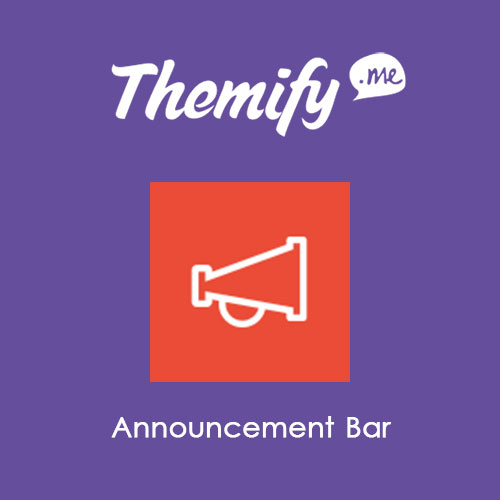 Themify Announcement Bar Addon Themify Announcement Bar Addon