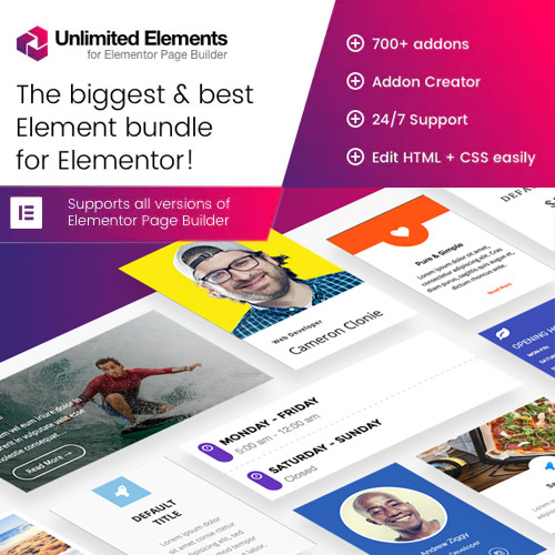 Unlimited Elements for Elementor Pro Unlimited Elements for Elementor Pro