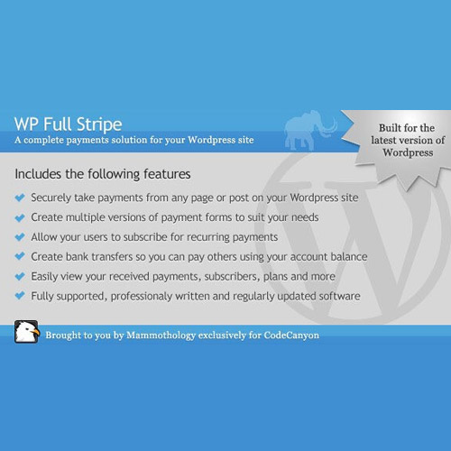 WP Full Stripe – Subscription and payment plugin for WordPress WP Full Stripe – Subscription and payment plugin for WordPress