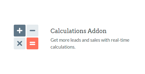 WPForms – Calculations Addon WPForms – Calculations Addon